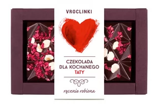 Czekolada gorzka z malinami i orzechami laskowymi - serce dla taty - Czekolada - miniaturka - grafika 1
