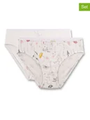 Majtki dla dzieci - Sanetta Majtki (2 pary) w kolorze kremowym - miniaturka - grafika 1