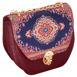 Torebka Damska Listonoszka Na Ramię Ekoskóra Pojemna Elegancka Orientalna - Torebki damskie Torebka Damska Listonoszka Na Ramię Ekoskóra Pojemna Elegancka Orientalna - Torebki damskie - miniaturka - grafika 1