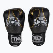 Rękawice bokserskie - Rękawice boerskie Top King Muay Thai Empower czarne TKBGEM  12 oz - miniaturka - grafika 1