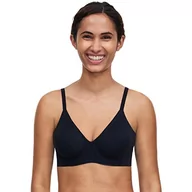Biustonosze - Chantelle Biustonosz damski z miękkim stretchem, niewyściełany, Underwire Bra Plunge-BH, czarny, 70G - miniaturka - grafika 1