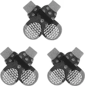 Skarpetki dla dzieci - EXPAWLORER Antypoślizgowe skarpety dla psów – dwustronne skarpety dla psów z uchwytami duże pokrycie, zatrzymaj lizanie rannych łap, miękkie ochraniacze łap, skarpety do podłóg z twardego drewna - miniaturka - grafika 1