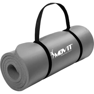 Movit Mata gimnastyczna 183 x 60 x 1 cm - szara - Maty do ćwiczeń - miniaturka - grafika 1