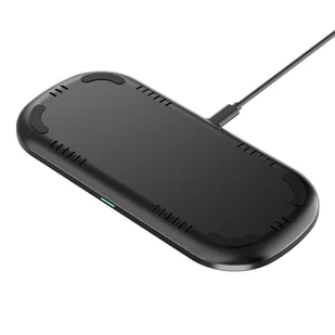 Podwójna szybka ładowarka bezprzewodowa Choetech T535 (biała) - Ładowarki do telefonów - miniaturka - grafika 5