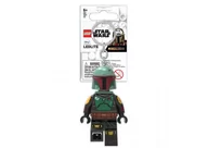 Breloczki dla dzieci - Brelok LEGO Star Wars Boba Fett LGL-KE188 z latarką - miniaturka - grafika 1