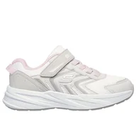 Trampki damskie - Buty dziecięce Skechers Microspec Tread 303642LNTLP - biało-beżowe - miniaturka - grafika 1