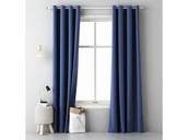 Zasłony - Room99 Zasłona ROOM99 Aura Dark Blue, 140x250 cm - miniaturka - grafika 1