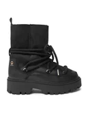 Śniegowce damskie - Tommy Hilfiger Śniegowce FW0FW08085 Czarny - miniaturka - grafika 1