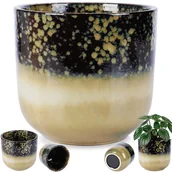 Donice - Doniczka Porcelanowa Osłonka Dekoracyjna Kwiatki Zioła 17,5 Cm - miniaturka - grafika 1