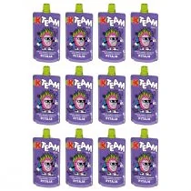 Kubuś Team Mus jabłko banan czerwone winogrona aronia pitaja zgrzewka 12 x 100 g - Desery dla dzieci - miniaturka - grafika 1