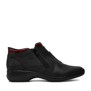 Botki Rieker L3882-00 Czarny - Botki damskie - miniaturka - grafika 1