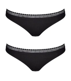2x Majtki damskie sloggi GO Ribbed Brazil C2P-L - Majtki damskie - miniaturka - grafika 1