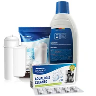 Akcesoria i części do ekspresów do kawy - Zestaw Bosch, Filtr Aqualogis AL-Inte, Bosch Odkamieniacz 311968 500ml, Aqualogis Cleaneo - miniaturka - grafika 1