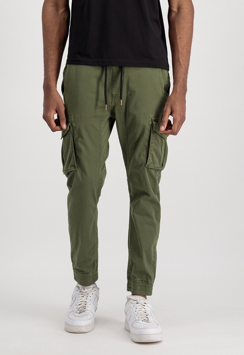 Spodnie Alpha Industries Cotton Twill Jogger dark olive