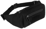 Nerki - Czarna nerka męska taktyczna PETERSON lekka kieszonki na suwak saszetka na biodra - miniaturka - grafika 1