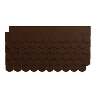 Preparaty bitumiczne - Gonty bitumiczne ETA Karpiówka 800 brąz 3 m² NEXLER - miniaturka - grafika 1