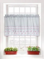 Firany - Zazdrostka VILLAGE tunel szara 60 cm x 150 cm - miniaturka - grafika 1