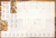 Planery - Michalczyk i Prokop Spółka z o.o. Terminarz Planer z listwą Mipro T-2-B3-2 T-2-B3-2 - miniaturka - grafika 1