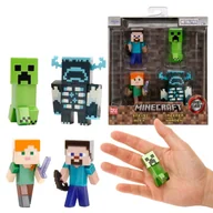 Figurki dla dzieci - Jada Minecraft Metalowy Zestaw Figurek 4 Figurki Kolekcjonerskie - miniaturka - grafika 1