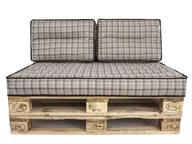 Poduszki ogrodowe - Hobbygarden Poduchy Tomcio Poduch - Beż kratka PNPBEK8 - miniaturka - grafika 1