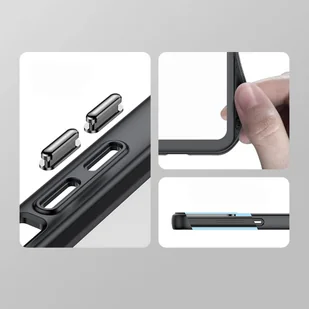 Wzmocnione etui z elastyczną ramką do iPhone 15 Plus Outer Space - czerwone - Etui i futerały do telefonów - miniaturka - grafika 7