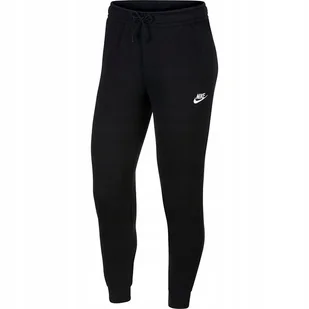 Spodnie damskie Nike W Essential Pant Reg Fleece czarne BV4095 010 L - Spodnie damskie - miniaturka - grafika 1