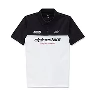 Koszulki męskie - Alpinestars Męska koszulka polo Paddock biały/czarny M - miniaturka - grafika 1