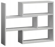 Regały - Regał Rozsuwany Irek Biały Otwarty Szafka Półka - miniaturka - grafika 1