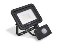 Lampy ogrodowe - Naświetlacz - halogen z czujnikiem ruchu LED 20W - Drago Czarny - Biały neutralny (4000K) - 3 lata gwarancji - miniaturka - grafika 1