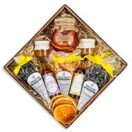 Zestawy upominkowe - Kosz prezentowy UPOMINEK przetwory herbaty cytryna w syropie - miniaturka - grafika 1