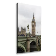 Obrazy i zdjęcia na płótnie - Foto obraz na płótnie pionowy Big Ben Londyn - miniaturka - grafika 1