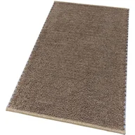 Dywaniki łazienkowe - Dywanik łazienkowy 50x80 Cm Czysta Bawełna Miękki Nadaje Się Do Prania 100% Wyprodukowano We Włoszech Brązowy - miniaturka - grafika 1