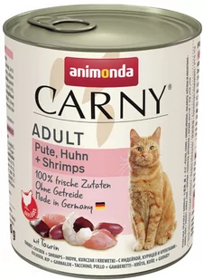 Animonda Carny Adult, 6 x 800 g - Indyk, kurczak i krewetki - Mokra karma dla kotów - miniaturka - grafika 1