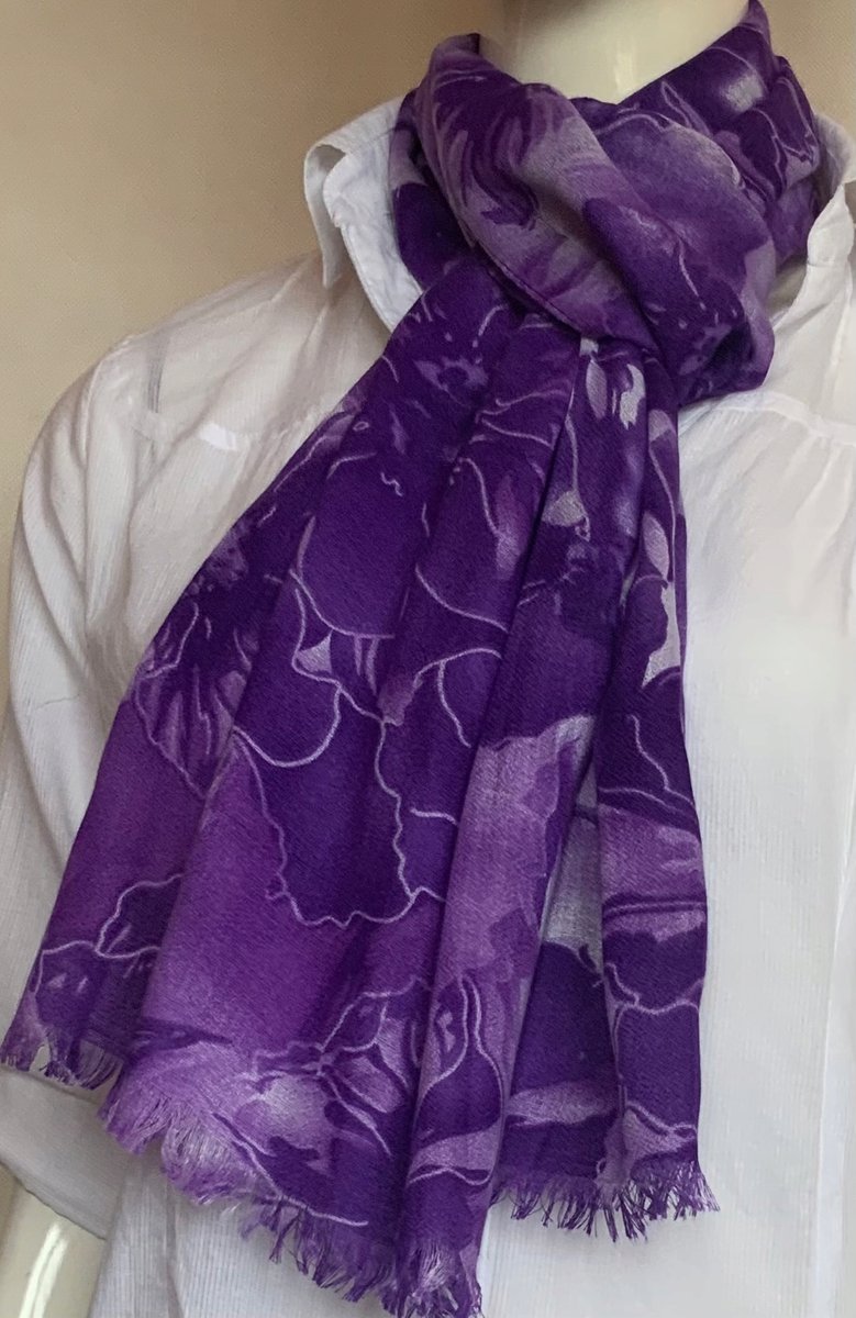 Szal PREMIUM Wiskoza Otulacz BANDANA Szalik Piekna