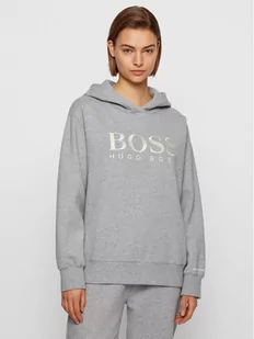 BOSS Bluza C_Edelight_Active 50457385 Szary Relaxed Fit - Bluzy damskie - miniaturka - grafika 1