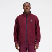 Bluzy męskie - Bluza męska New Balance MJ33503NBY  bordowa - miniaturka - grafika 1