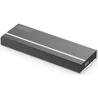 Obudowy i kieszenie na dyski twarde - Digitus Kieszeń Obudowa USB 3.1 Typ C na dysk SSD M.2 NVMe PCIe aluminiowa czarna DA-71120 - miniaturka - grafika 1