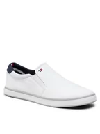 Trampki męskie - Tommy Hilfiger Tenisówki Harlow 2D FM0FM00597 Biały - miniaturka - grafika 1