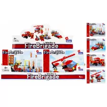 Klocki konstrukcyjne 96-104 elementy straż pożarna. Alleblox 478223 - Klocki - miniaturka - grafika 1