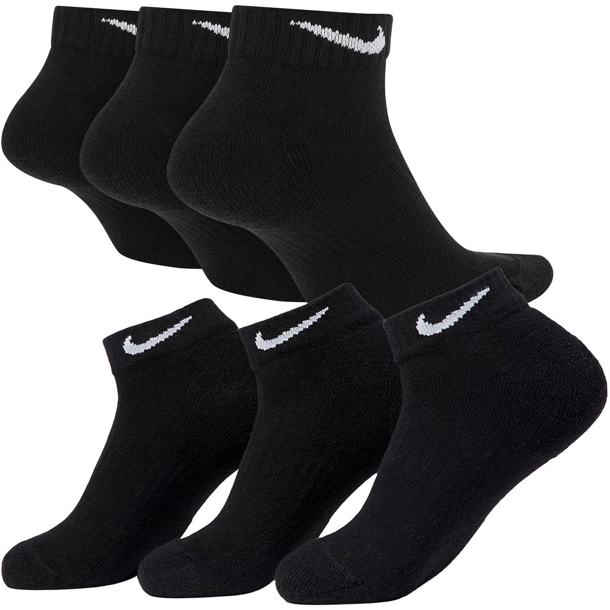 Nike skarpety stopki Dri-Fit czarne zestaw 3 pary SX7670-010 M