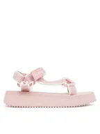 Sandały damskie - Tommy Jeans Sandały Tjw Eva Sandal EN0EN02747 Różowy - miniaturka - grafika 1