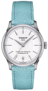 Zegarek Zegarek Tissot T139.207.16.011.00 CHEMIN DES TOURELESS POWERMATIC 80 34 MM - - Zegarki damskie - miniaturka - grafika 1