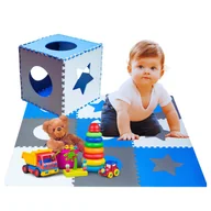 Maty piankowe - Dwustronna Mata Piankowa Edukacyjna Dla Dzieci Dwustronna Puzzle 9Szt - miniaturka - grafika 1