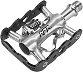 Pedały rowerowe - Cube RFR Cube RFR Standard & zatrzaski Pedały, srebrny/czarny  2022 Pedały trekkingowe i miejskie 142220000 - miniaturka - grafika 1