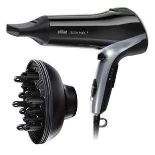 Braun Satin Hair 7 HD 730 suszarka do włosów (technologia jonowa, w zestawie: 2 nakładki i dyfuzor) HD 730 DF - Suszarki do włosów - miniaturka - grafika 1