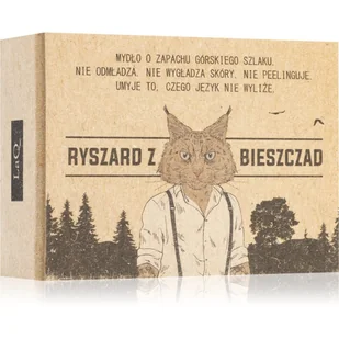 LaQ - Wegańskie mydło dla mężczyzn o dzikim zapachu - Ryszard z Bieszczad - 85 g - Mydła - miniaturka - grafika 1