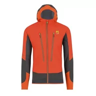 Kurtki męskie - KARPOS 2501015-024 ALAGNA PLUS EVO JKT Kurtka męska SPICY ORANGE/BLACK SAND Rozmiar XXS - miniaturka - grafika 1