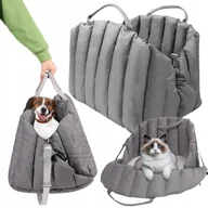 Transportery dla kotów - Transporter dla kota psa torba transportowa legowisko dla zwierząt z matą - miniaturka - grafika 1