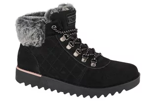 Skechers Bobs Mountain Kiss - Frontier Frenzy 113431-BLK, damskie buty zimowe czarne - Śniegowce damskie - miniaturka - grafika 1
