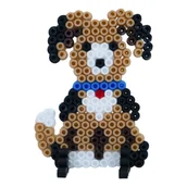 Prace ręczne dla dzieci - Mini Szablon na koraliki do prasowania La Manuli - Piesek - miniaturka - grafika 1